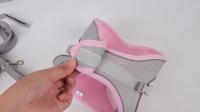 Juego De Correa Y Arnés Ajustable Para Perros Pequeños Vestido De Gato Pupilo Chihuahua Pug Bulldog Francesés Caminar Al Aire Libre - details 2