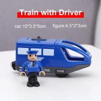 Tren Eléctrico Magnético Con Muñeca De Juguetes Compatible Con Vías De Madera Para Niños Vehículo De Acción Diecast Sin Batería Material ABS - details 9