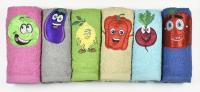 CASTMA GARANTIA DE ALTA CALIDAD - Set de 6 Paños de Cocina Bordados FUNNY FRUITS 50x50cm 100% Algodón - details 0