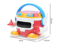 Juguete Musical Interactivo Para Bebés Y Niños Con Luces Y Sonidos Robot Danzante Con Elementos Espaciales Juguete Educativo Para Regalos - details 12