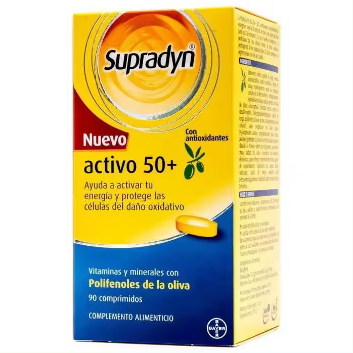 Supradyn Activo 50+ Antioxidantes 90 Comp - 1