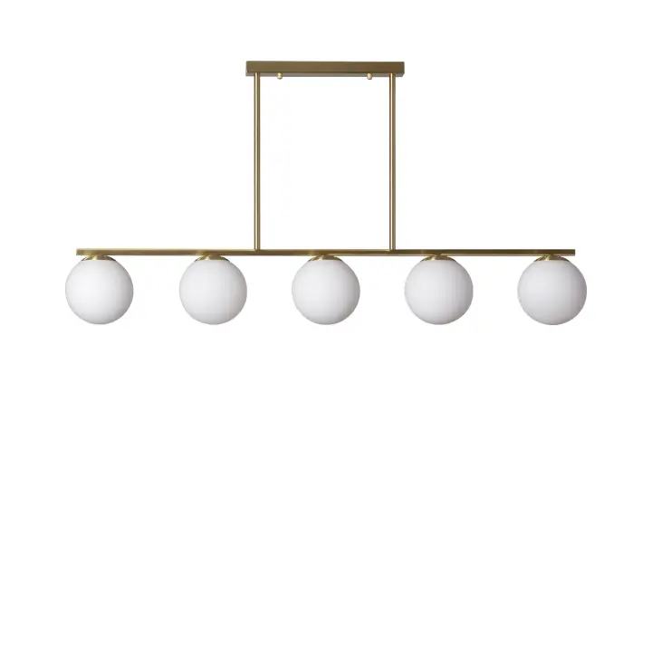 Ledkia Lámpara Colgante LED de Diseño Moderno en Cristal y Metal Boqor - 1