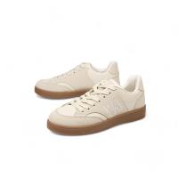 Zapatillas Sneakers para mujer con diseño N Zapatos casuales planos color negro rojo y beige yh39 - details 5