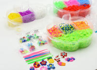 Juego De Hilo De Goma Para Tejer Pulseras DIY Manualidades Para Niñas Set De Loom De Silicona Regalo Creativo Para Niños Y Niñas - details 16