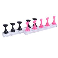 CNKESS 1Set De Tazas De Práctica Para Uñas Falsas Con Soporte De Cristal Y Base De Aleación Herramientas De Manicura Para Arte De Uñas - details 2