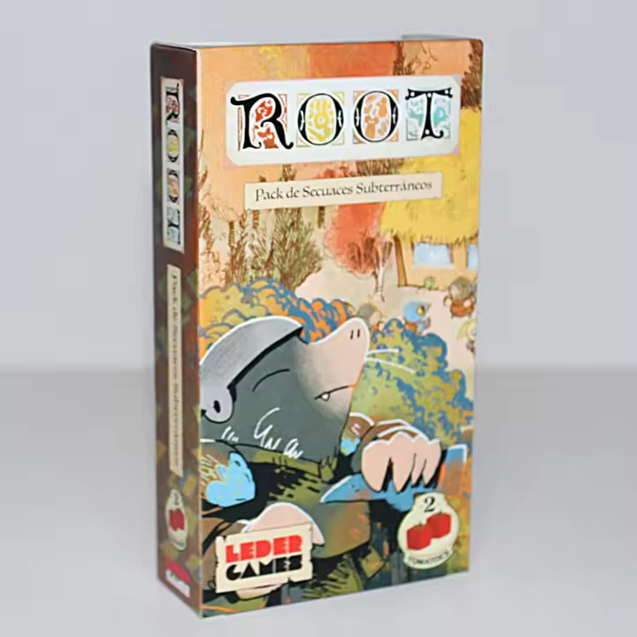 2Tomatoes Games | Root: Secuaces Subterráneos |Juego de Mesa con Tablero | Tirar Dados | de 2-4 Jugadores | Idioma: Español | Temática: Animales - 1