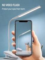 Lámpara De Lectura LED Con Doble Cabeza Luz De Estudio Protección Ocular Para Dormitorio Y Sala De Estar Con Clip Luz De Escritorio - details 5