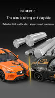 Jaguar-Project8 Modelo a Escala 1:32 Con Sonido Y Luz Vehículo De Retroceso Para Juguete Decorativo Para Niños Regalo Simulación Alta Diecast Metal - details 8