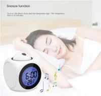Reloj De Alarma Digital Multifuncional Con Proyección Y Pantalla De Techo Reloj De Mesa Con Función Snooze Y Mostrador De Temperatura - details 5