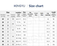 Pantalones Casuales Para Hombre Mingyu Verano Cintura Media Ajustados Elasticidad Negro Verde Gris Ligero Talla 28-38 - details 0