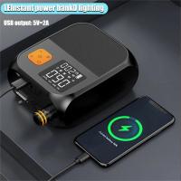 Bomba de aire eléctrica portátil, bomba de SUP inalámbrica de 80W, batería recargable de 20PSI 8000mAh, bomba de tabla de Paddle, iluminación LED, para inflables - details 5