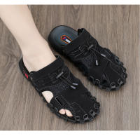 Sandalias Casuales Para Hombre Baotou Verano Resistente Al Agua Para Playa Y Deporte Zapatillas De Conducción Dual Propósito Cómodas Y Modernas - details 12