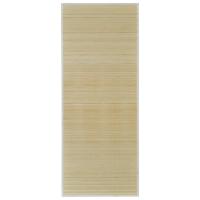 vidaXL Alfombra rectangular de bambú natural 120 x 180 cm Color Beige,  Marrón,  y mas Alfombras de área  Alfombra de Piso para Sala de Estar Dormitorio Habitación Salón - details 0