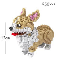Bloques De Construcción Para Mascotas Perro Mini Modelo De Corgi Collie Pastor Nieve Husky Juguete Educativo Para Niños Y Adultos - details 1