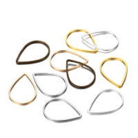 30Pcs Lote Anillos De Salto Teardrop Waterdrop Colores Mixtos Para Fabricación De Joyas Accesorios De Enlace Para Pendientes Y Collares - details 3