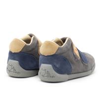VULLADI 5776-070 Zapatos primeros pasos bebé niña 33382 24I BOTITA DOS VELCROS, SERRAJE CEMENTO-PETR - details 1