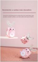 Cepillo De Dientes Eléctrico Para Niños Con Cerdas De Silicona 360 Grados Automático Recargable Por USB Cepillo Inteligente En Forma De U - details 4