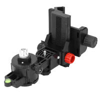 Adaptador De Ajuste Fino Con Base Pivoteable De 360 Grados Y Clip Soporte L Para Nivel De Láser Montado En Pared Y Techo - details 3