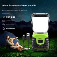 PORCHEDDU Lámpara Camping IP44, Linterna de Camping Led Recargable Luces de Campamento 1000LM, Linterna para Interrupciones de Energía, Emergencia, Cable USB Incluido - details 1