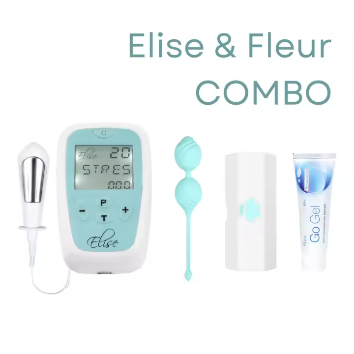 TensCare Elise 2 Ejercitador de suelo pélvico para incontinencia + bolas tonificantes Fleur Kegel - Tratamiento eficaz para la incontinencia y fortalecimiento del suelo pélvico - 1
