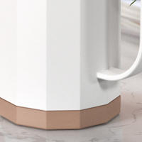 Regadera De Acero Inoxidable 1.2L Con Bocina Larga Para Riego De Plantas Y Flores Jarrón Curvo Herramienta De Jardinería - details 12