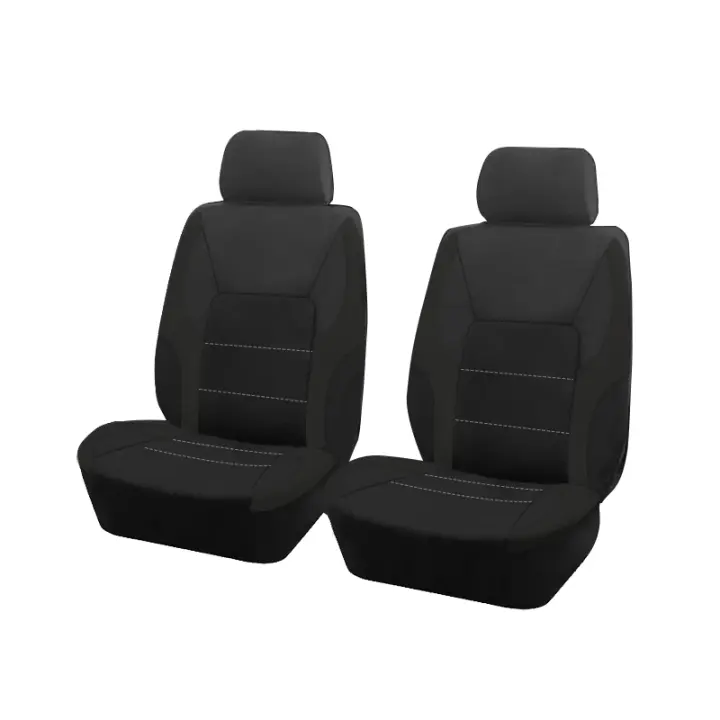 Cubiertas De Asiento De Coche Universal De Poliéster Diseño Deportivo Ajuste Para La Mayoría De Los Coches SUV Camiones Cuatro Estaciones Accesorios De Interior Para Coche - 1