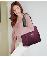 Bolso De Hombro Nylon Impermeable Gran Capacidad Bolso Tote Para Trabajo Escuela Y Viaje Ligero Y Práctico Para Mujer - details 15