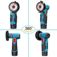 Mini Máquina De Pulido Y Tratamiento De Polvo Eléctrica Inalámbrica 12V 800W 19500rpm Con Batería De Litio Para Corte De Diamante Y Tratamiento De Superficies - details 6