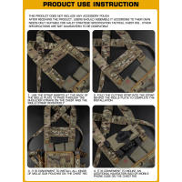 Accesorios De Extensión Para Rig De Pecho Táctico Funda De Víscera De Soldado Accesorios Para Chaleco Táctico De Airsoft - details 7