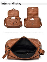 Bolsos de hombro de cuero suave Vintage para mujer, bolsos de lujo, paquete de diseñador, bolso cruzado pequeño, 2021 - details 17