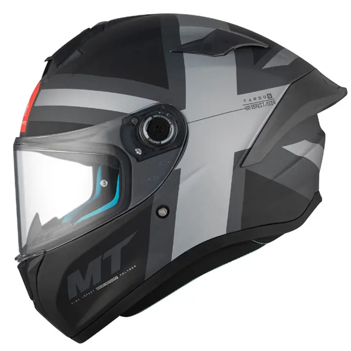 Casco de Moto Integral MT Helmets Targo S Britain C2 Negro Mate - 1