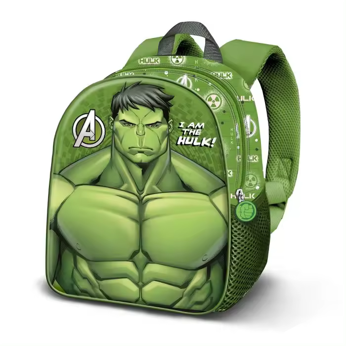 KARACTERMANIA MOCHILA DE GUARDERIA 3D ELITE HULK RAGE RAGE 11x26x31 Cms. - 1