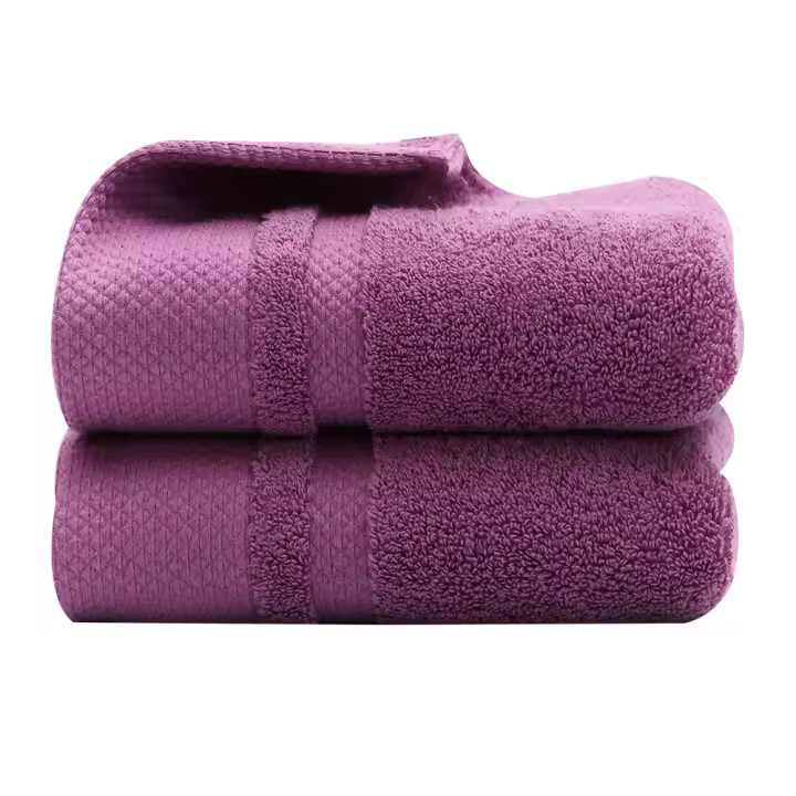 Juegos de toallas de mano para baño, toallas faciales 100% algodón, toalla de mano súper suave altamente absorbente, paquete de 2 - 1