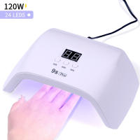 LULAA Linterna De Secado De Uñas Con 24 Diodos LED Lámpara De Fototerapia Profesional Para Manicura Con USB Equipo Integrado Tamaño 18.3*12.7*7.5cm Peso 0.135kg - details 0