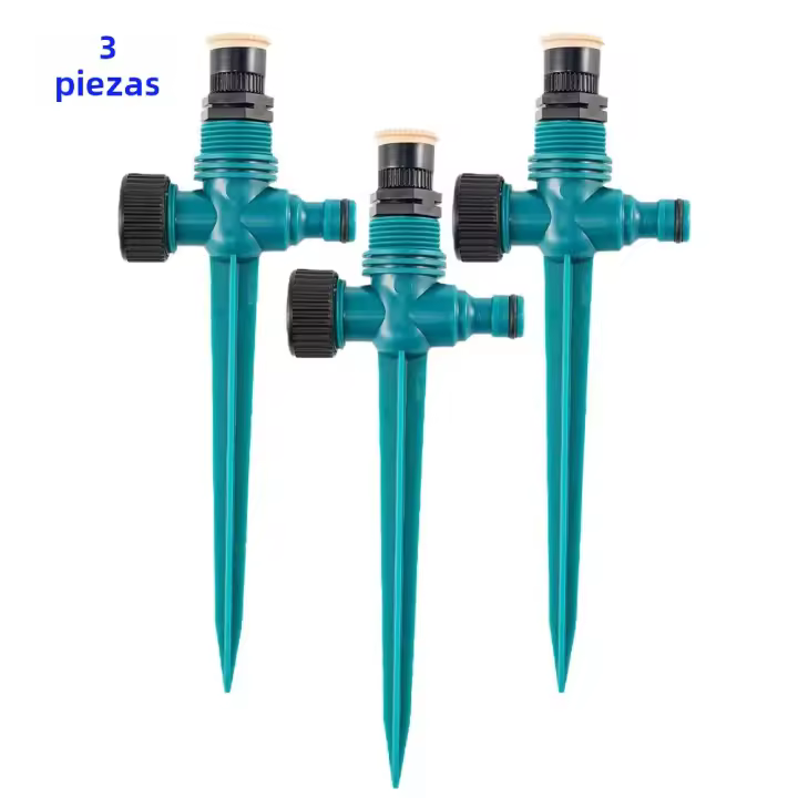Sistema De Riego Automático 360° Rotación Jeringa De Agua Para Jardín Agricultura Tubo De Tierra Ajustable Plug Buried Atomización - 1