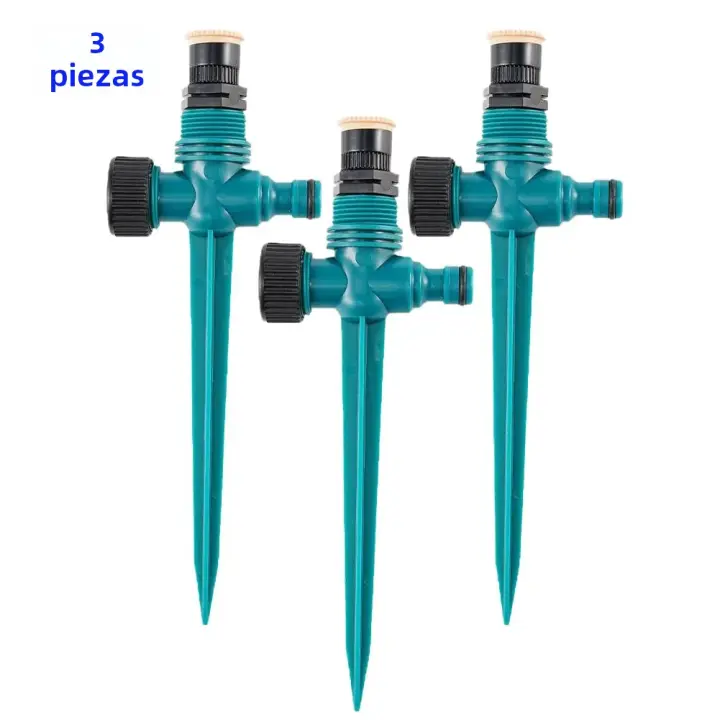 Sistema De Riego Automático 360° Rotación Jeringa De Agua Para Jardín Agricultura Tubo De Tierra Ajustable Plug Buried Atomización - 1