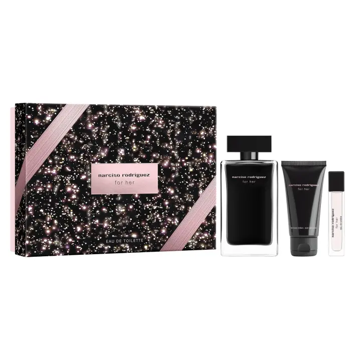 SET NARCISO RODRIGUEZ FOR HER EDT 100ML+BODY 50ML+ EDT 10ML - 1