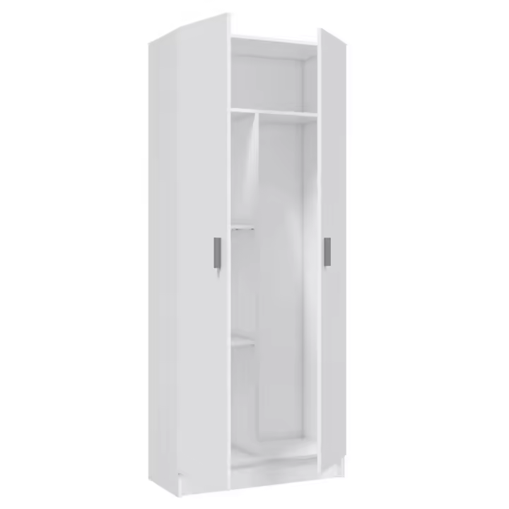 Armario escobero Use 2 puertas blanco 180x73x37 cm - 1