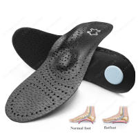 KOTLIKOFF Plantillas De Cuero Para Zapatos Ortopédicos Soporte De Arco Para Pies Planos Adecuado Para Hombres Y Mujeres Corrección De Pierna O/X - details 14