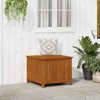 vidaXL Caja de almacenaje de jardín madera maciza acacia en dimensiones 90x50x58 cm/60x50x58 cm/75x75x58 cm y más - details 2