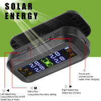 Sistema De Monitoreo De Presión De Neumáticos Digital Con Advertencia De Temperatura Para Coche TPMS Solar LEEPEE - details 6
