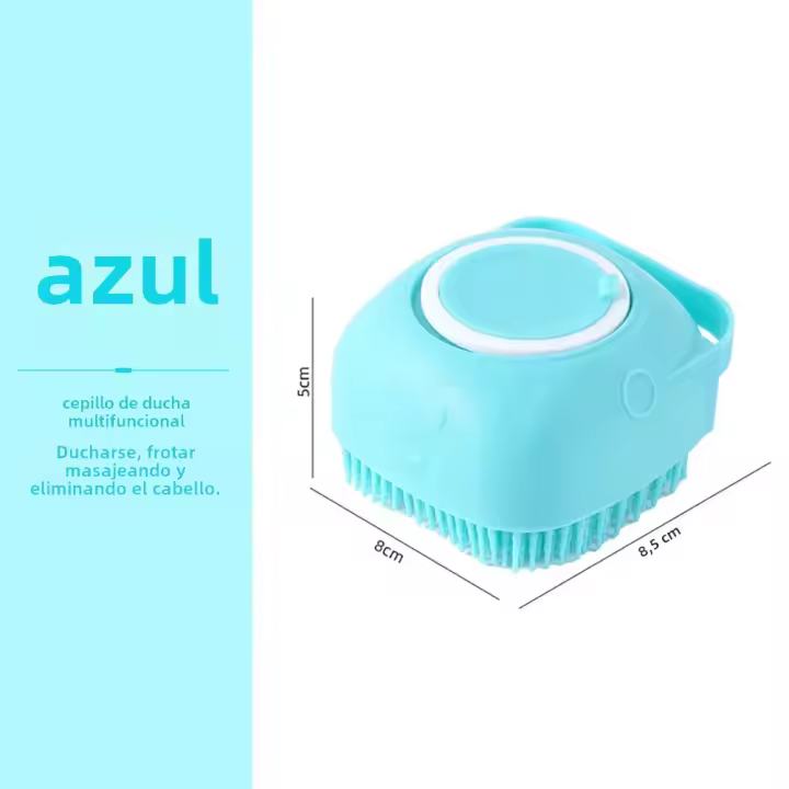Cepillo De Baño Para Mascotas Multifuncional Con Masaje Material De Silicona Suave Y Seguro Para Perros Grandes Gatos Y Puppies Herramientas De Baño Para Animales De Compañía - 1