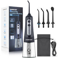 INSMART Limpieza Dental Portátil Agua Aireadora 300ML Con 6 Brocas Diferentes Blanqueamiento De Dientes Flosser De Agua Pulso Recargable IPX7 Para Adultos - details 14