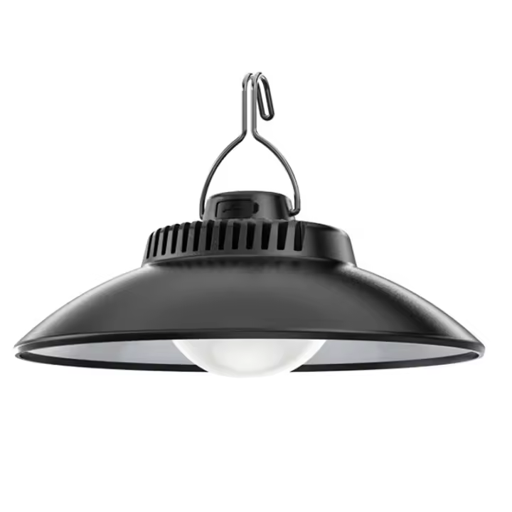 Lámpara Portátil LED Retro Para Camping Con Gancho Y Batería Integrada Recargable Luz De Ambiente Cálida Para Exterior - 1