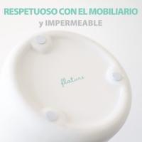 Jarrón de Cerámica para Hierba de Las Pampas, Florero Blanco Como Moderna Decoración Boho para Salas de Estar, Jarrón Grande de 21 cm de Altura en Mate, Decoración para Flores Frescas & Secas - details 2