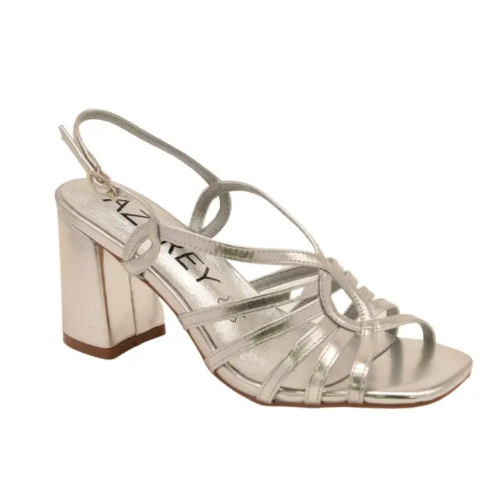 Calzado Sandalias marca Azarey modelo 459J457-Pt para mujer en color metal - 1