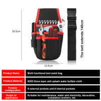 Bolsa De Cinturón Para Herramientas Impermeable Con Múltiples Bolsillos Organizador De Hardware Para Eléctricos Y Carpinteros - details 6