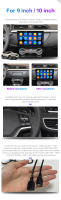 Receptor De Radio Para Coche Universal Android13 7 9 10 Pulgadas Con GPS Y Estéreo Multimedios 64G Reproductor Con CarPlay Y Auto Android - details 10