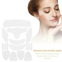 Juego De 16 Piezas De Pegatinas Antienvejecimiento Reutilizables De Silicona Para Mujeres Elevación De Piel Cuidado De Piel Delrostro Y Cuello - details 1