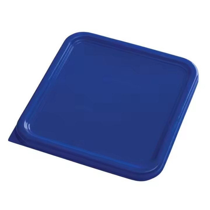 Cubo de Basura Rubbermaid Tapa Cuadrada Pequeña Azul - Organización Duradera - 1